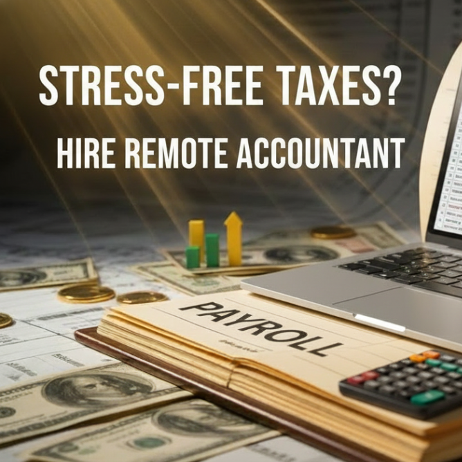 Want Stress-Free Taxes and Payroll Hire Remote Accountant in India and Scale Smarter