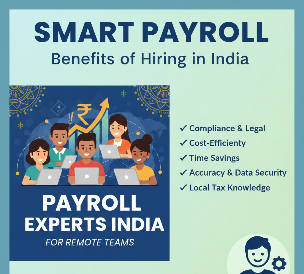 Benefits of Hiring Payroll Experts in India for Remote Teams