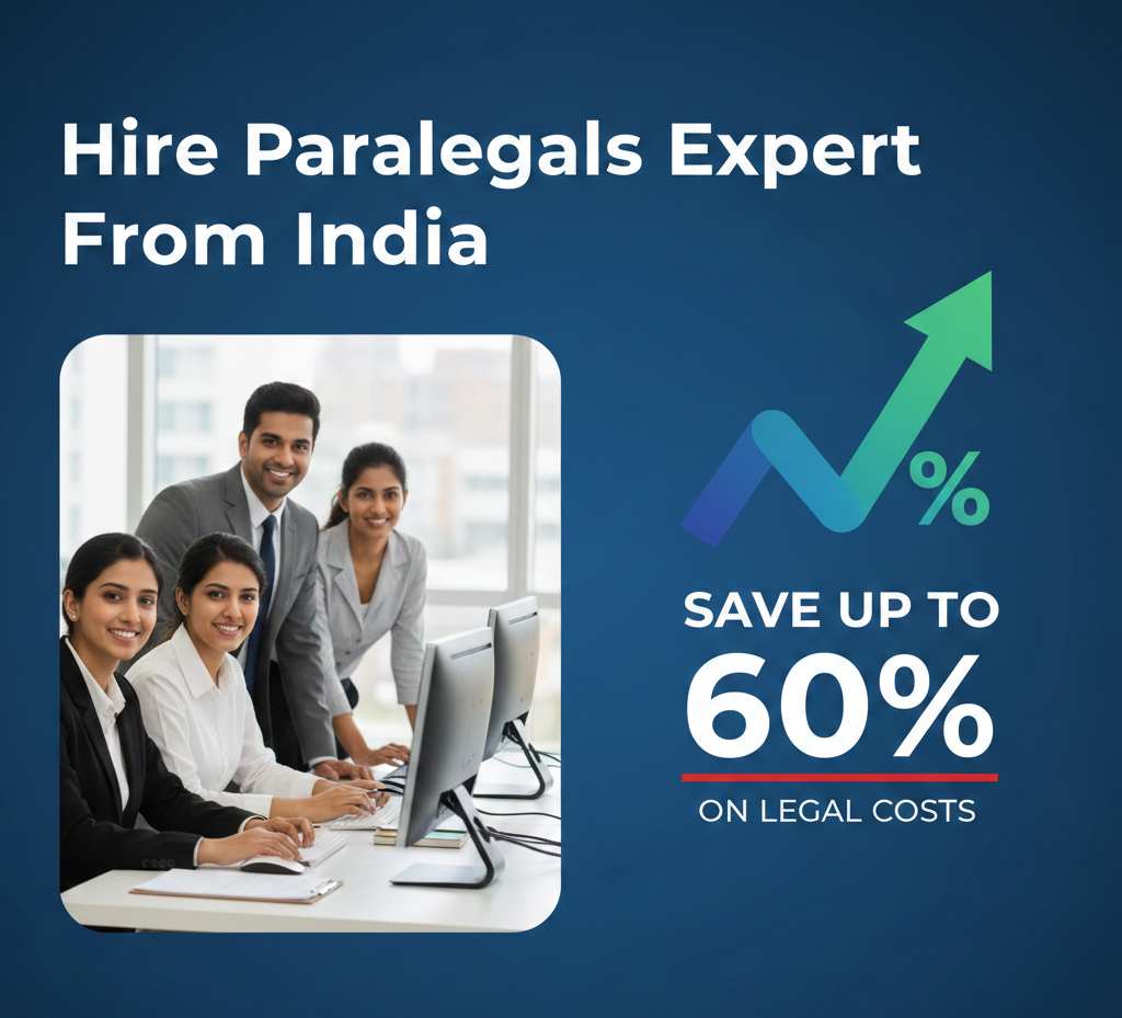 Hire Paralegals Expert From India and Save Up to 60% on Legal Costs