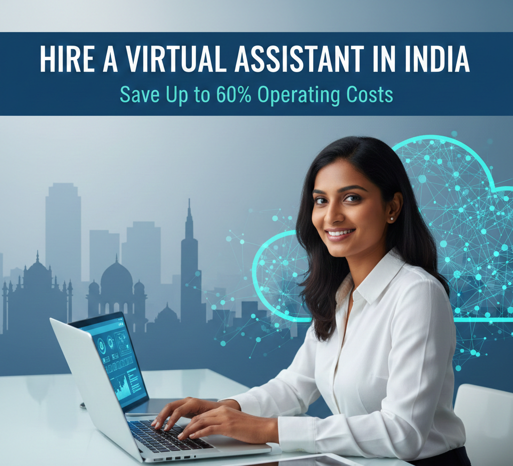 Hire a Virtual Assistant India and Save Up to 60% Operating Costs